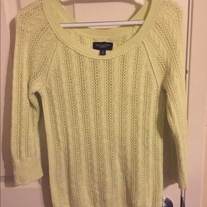 Pea green sweater